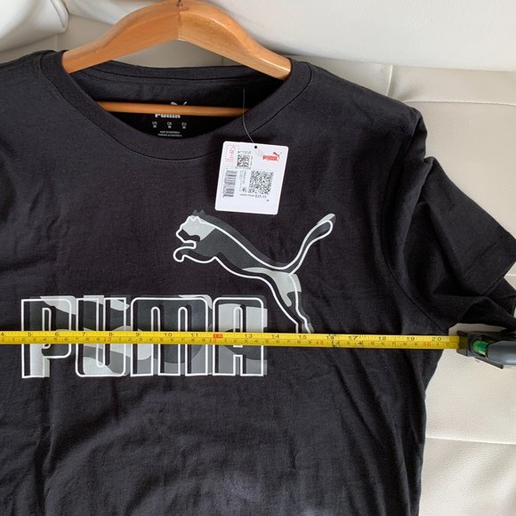 Puma Tee-shirt: Black with Camo Logo - NWT - Picture 7 of 9